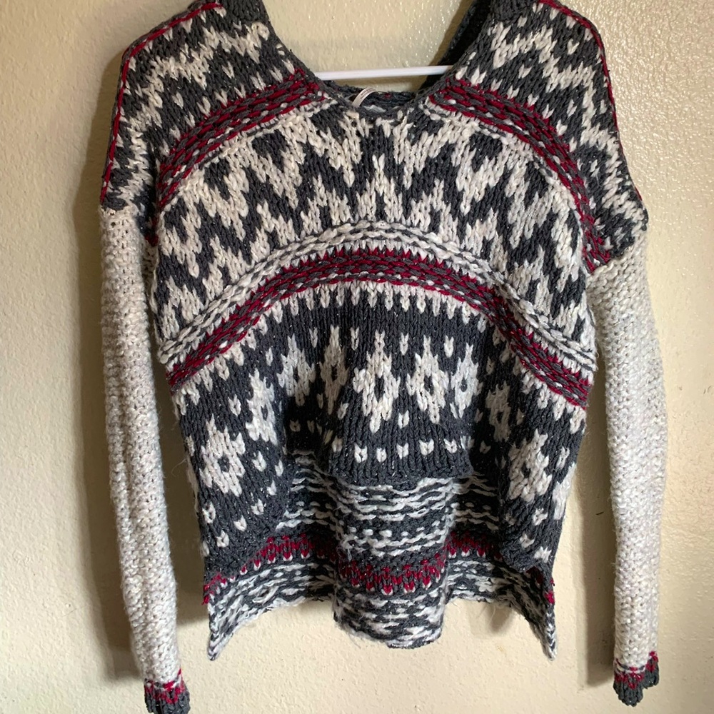 Freepeople oversized sweater. Super cute .
